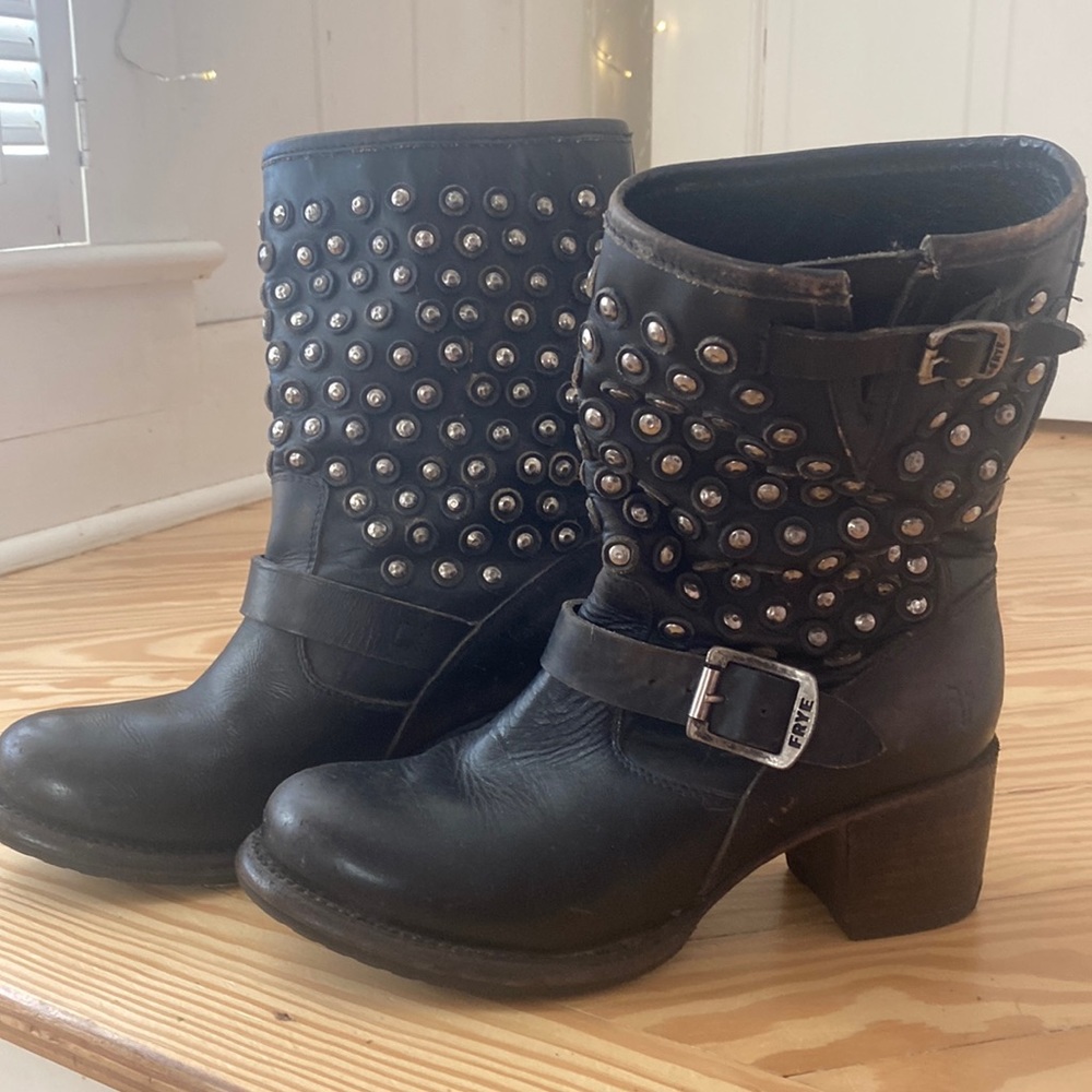 Frye Vera Disco Short Studded Boots